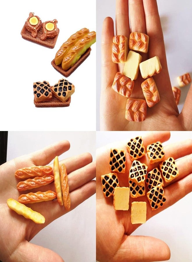 TROFFLLY Mini Resin Food Toys Decoration Mixed Model Making Miniature Random Imitation Cup Dessert Pastry Cake Topper Dollhouse Small Ornaments Food Toys (30) - Image 5